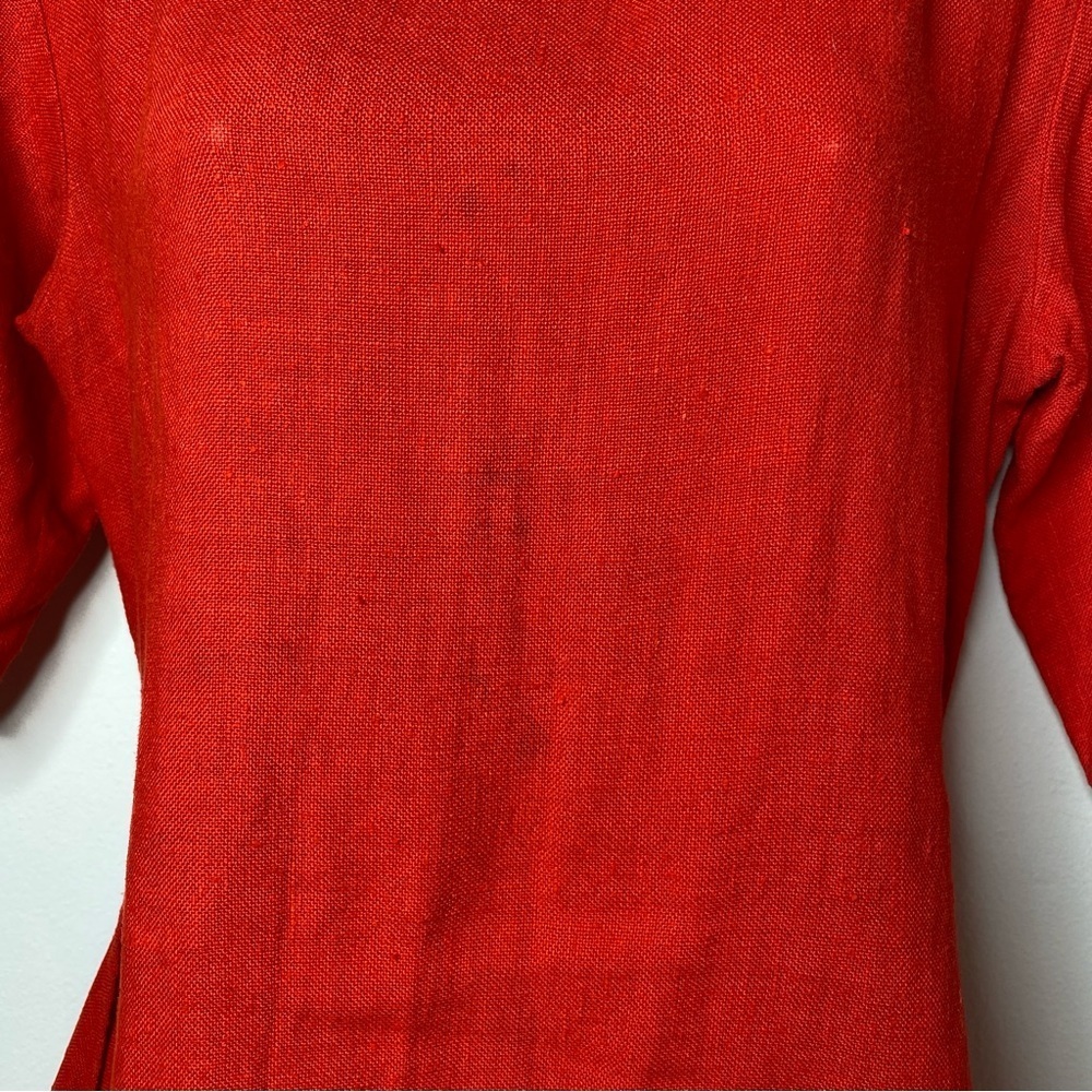 ⚜️❤️VINTAGE DKNY❤️⚜️ size. 4 Red wrap dress - Picture 6 of 10
